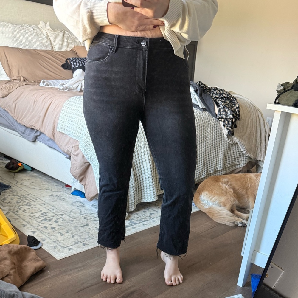 Classic Black Ankle Jeans for Women